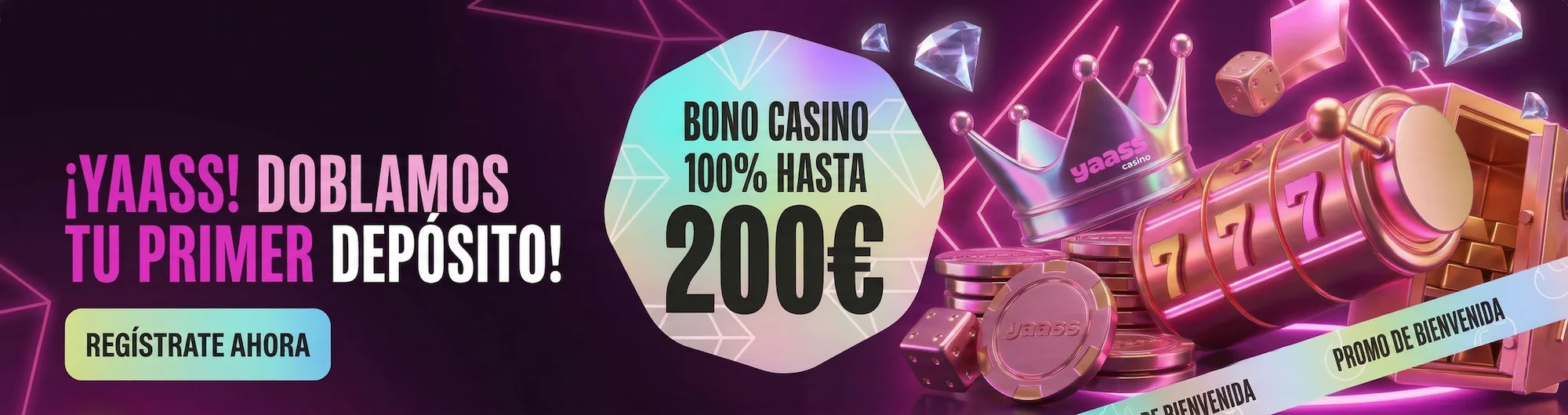 Yaass Casino — bono y juegos online